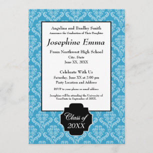 Obtention du diplôme Annoucement et invitation