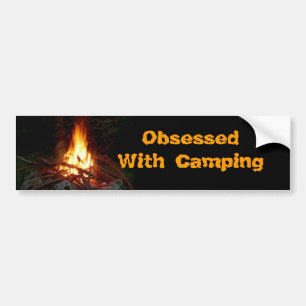 Obtenu Avec Sticker Camping Bumper