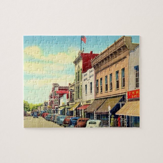 Ocala Florida's Magnolia St. 11x14 Puzzle (Horizontal)