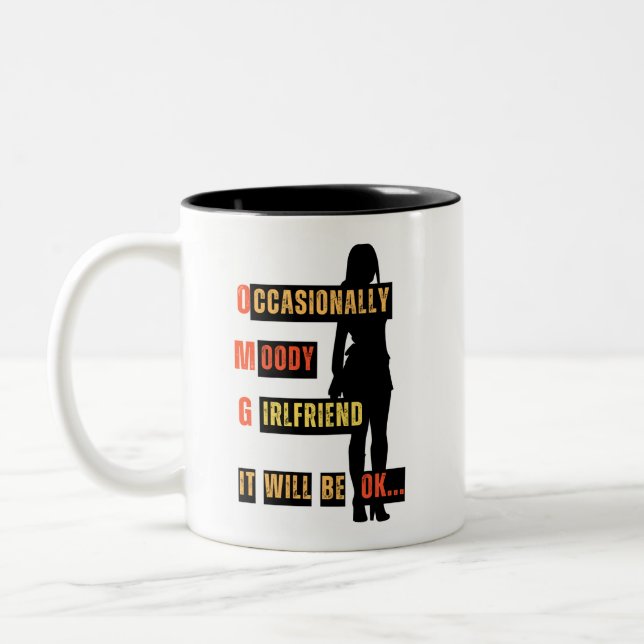Occasionnellement Moody Girlfriend Mug (Gauche)