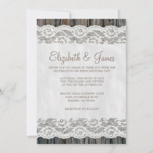 Occidental Tree Bark Wedding Invitations