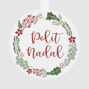 Occitan Merry Christmas Wreath, Polit Nadal