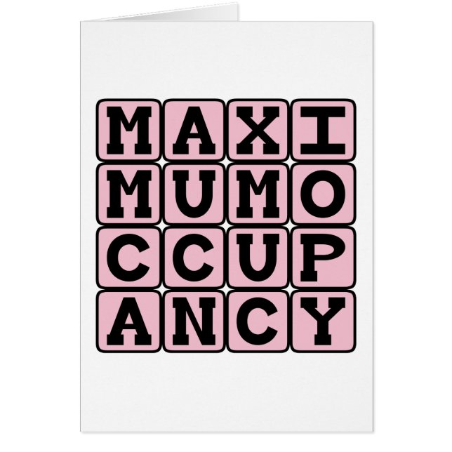 Occupation Maximale, Grossesse Drôle (Devant)