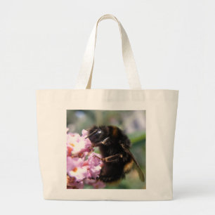 Occupé Sac fourre-tout Bumblebee et Fleurs roses