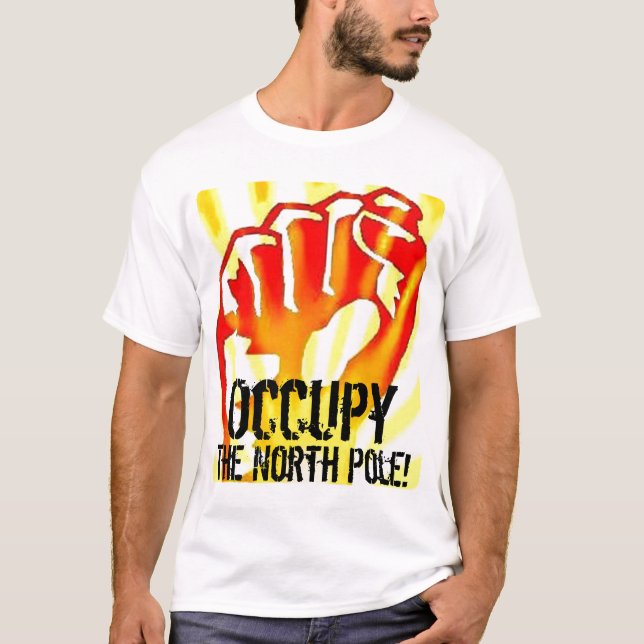 Occupez le T-shirt de Pôle Nord (Devant)