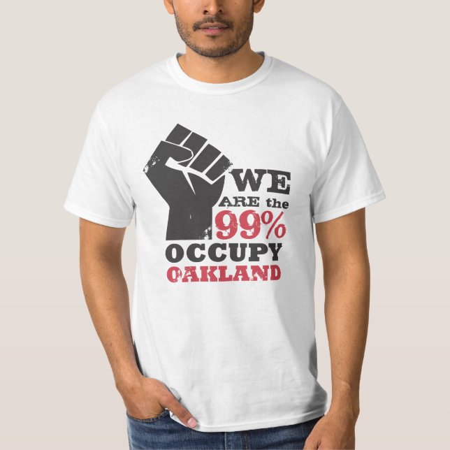 OCCUPEZ le T-shirt d'OAKLAND (Devant)