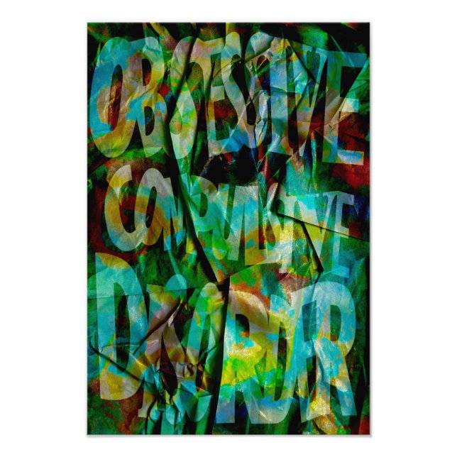 OCD Awareness, Colour Theory Poster (Textured) (Devant)