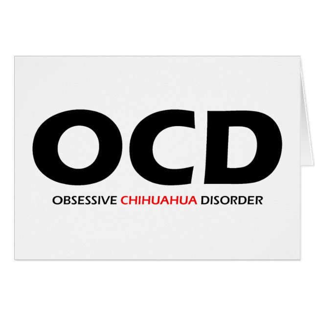 OCD - Trouble obsessionnel du Chihuahua (Devant horizontal)