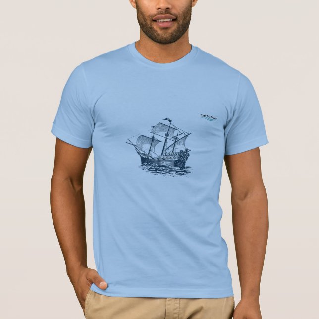 "Ocean Adventure" Crois dans le Processus T-Shirt (Devant)