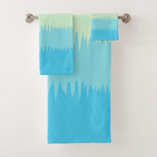 Océan Aqua Blue Jade Beige Brown crème