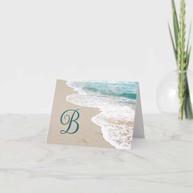 Ocean Beach Avec Lettre Monogramme B (Devant)