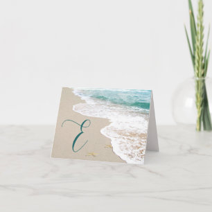 Ocean Beach Avec Lettre Monogramme E