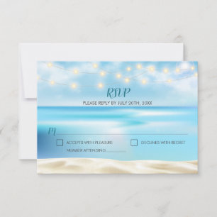 Ocean Beach Fairy Lights RSVP Réponse