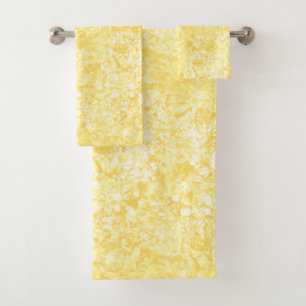 Ocean Bubbles & Courant Jaune Serviette Ensemble