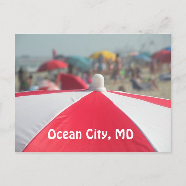 Ocean City, carte postale MD (Devant)