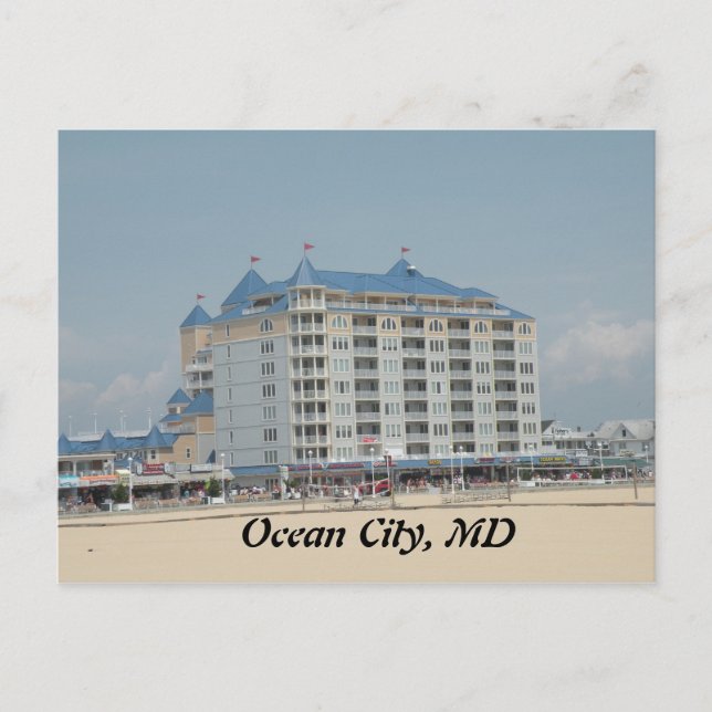 Ocean City, carte postale MD (Devant)