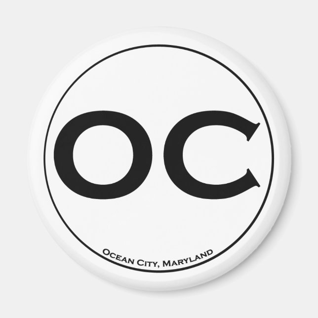 Ocean City Magnet (Devant)