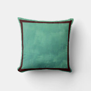 océan : coussin turquoise presque solide de vert