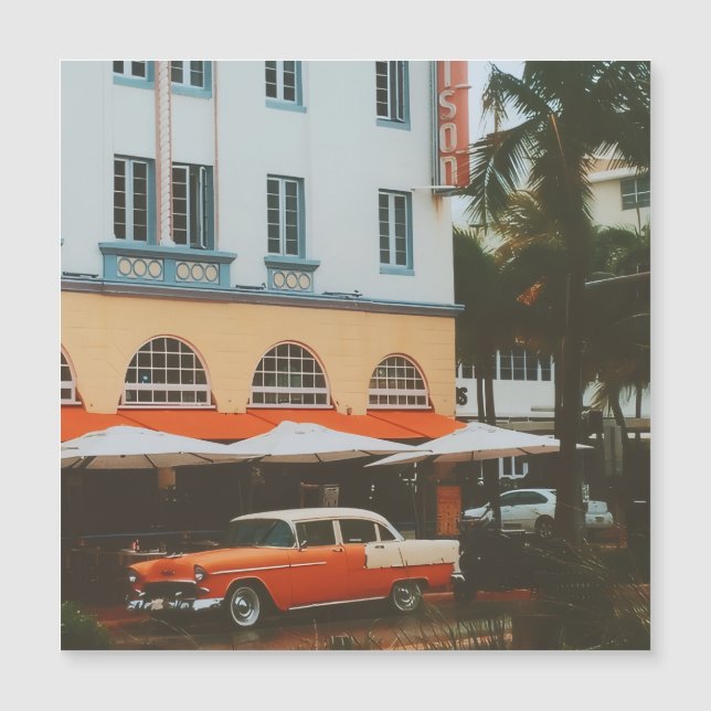 Ocean Drive, South Beach, Miami (Devant)