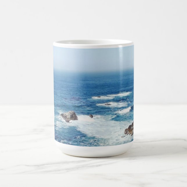 Océan du monde Horizon Coupe de la Mer Bleue Mug (Centre)