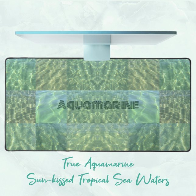 Ocean Green Blue Aquamarine Boho Chic Patchwork (Créateur téléchargé)