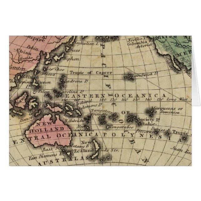 Océan Pacifique, Îles britanniques (Devant horizontal)
