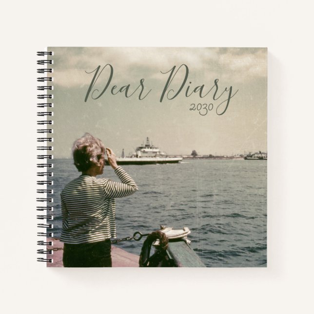 Ocean View Cher journal Vintage inspiré (Devant)
