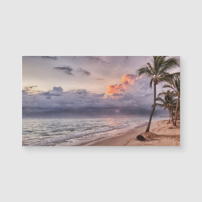 Ocean Waves Sandy Beach Sunset (Devant)