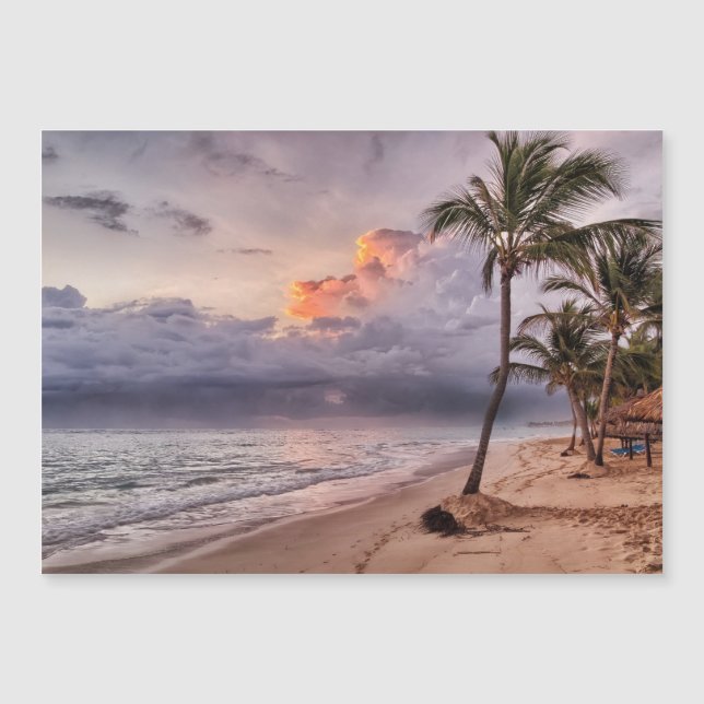 Ocean Waves Sandy Beach Sunset (Devant)