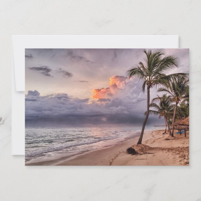 Ocean Waves Sandy Beach Sunset (Devant)