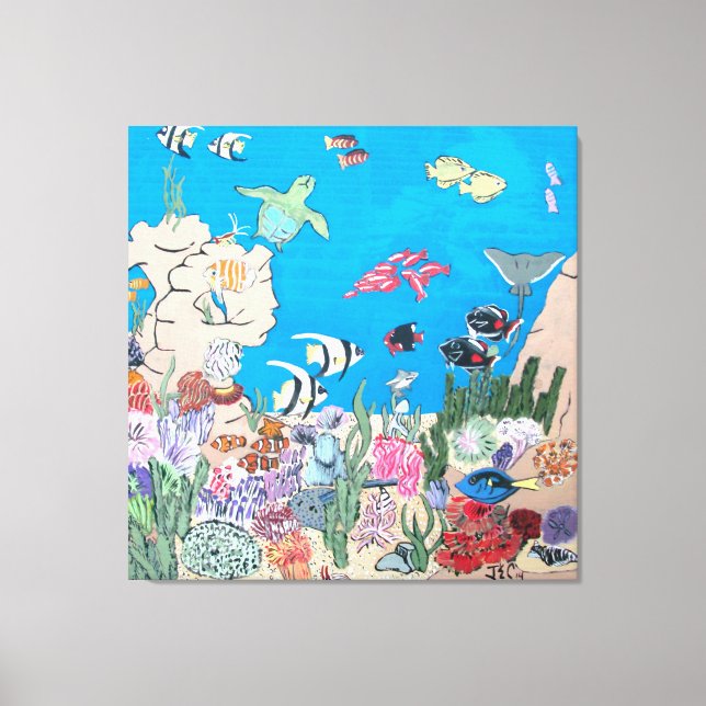 Océanie sur toile (Recto)