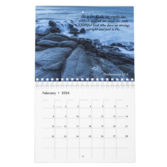 Océans de l'amour 2023 Calendrier (Feb 2026)