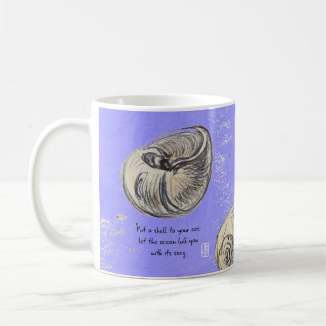 Ocean's Song Shells 11oz Mug (Gauche)