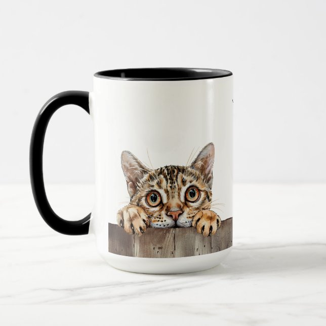 Ocicat Cat Mug (Gauche)
