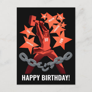 Octobre 1917 Carte d'anniversaire