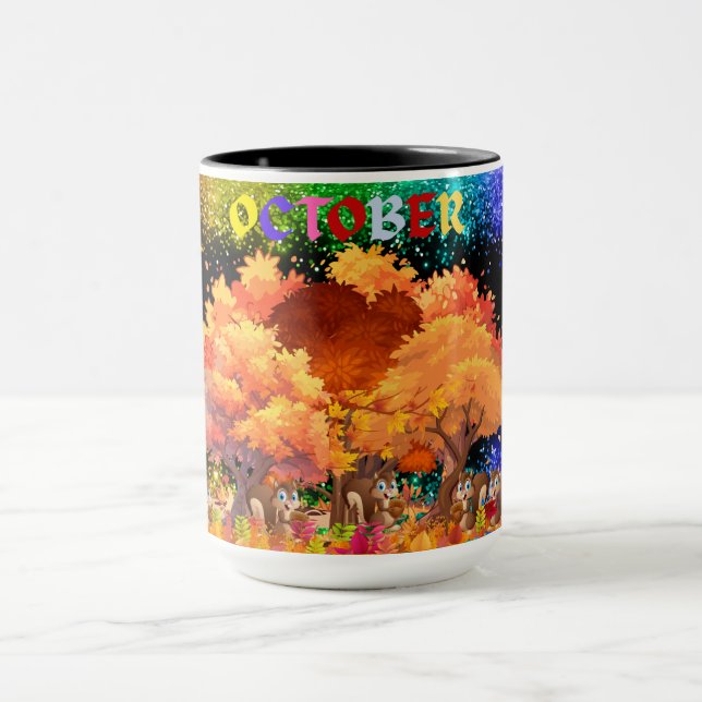 Octobre Autumn Coffee Mug (Centre)
