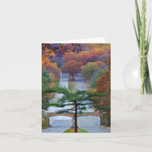 Octobre Carte pour notes (Devant)