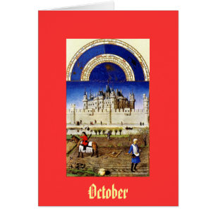 Octobre - la baie de Tres Riches Heures du Duc De