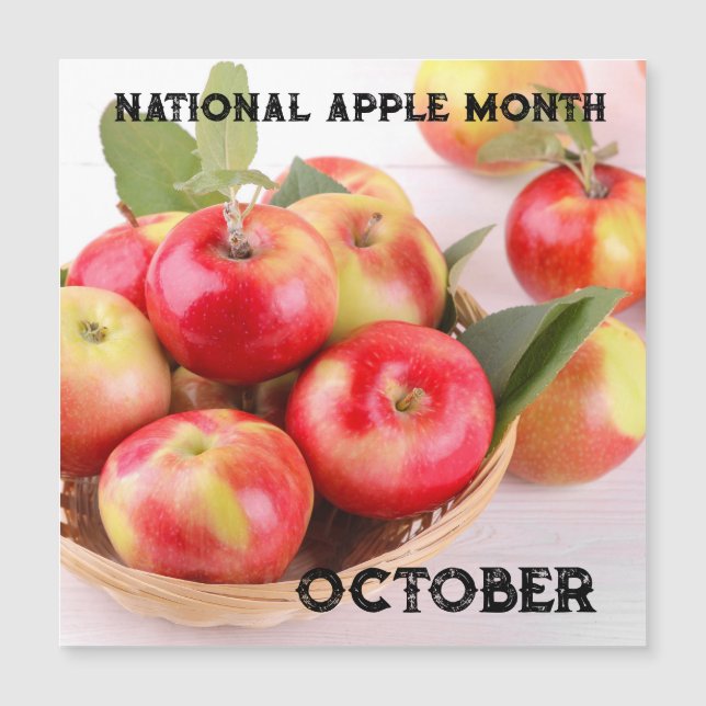 Octobre Mois national de la pomme (Devant)