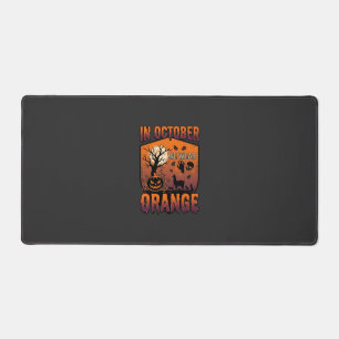 Octobre Nous Portons Orange Halloween Citrouille L