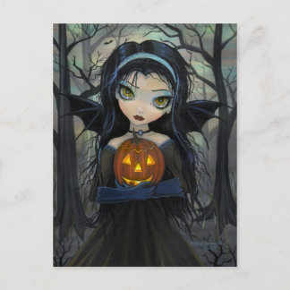 Octobre Woods gothique Vampire Halloween Carte pos