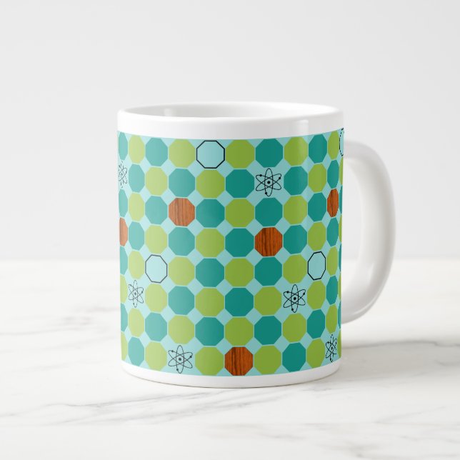 Octogon atomique Jumbo Mug (Devant droit)
