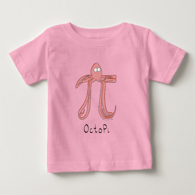 Octopi Pi Cute Math Pi Day Baby T-Shirt (Devant)