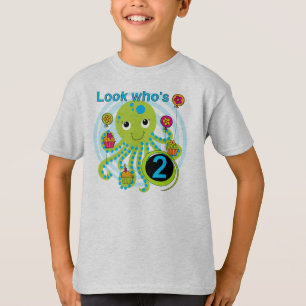 Octopus 2e anniversaire T-shirts et cadeaux