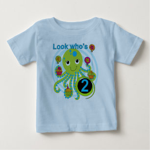 Octopus 2e anniversaire T-shirts et cadeaux