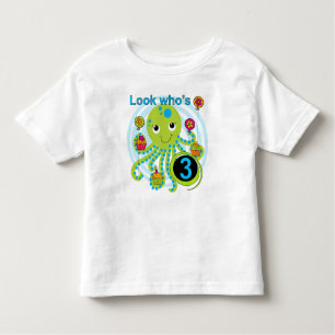 Octopus 3e anniversaire T-shirts et cadeaux