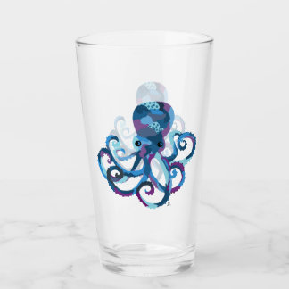 Octopus à tambour en verre à boire