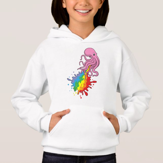 Octopus avec arc-en-ciel (Devant)