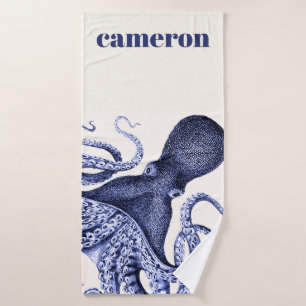 Octopus bleu paysage