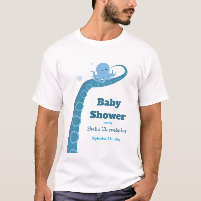 Octopus bleu | T-shirt Homme (Devant)